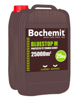 Solutie conservant lemn Bochemit Bluestop M 25Kg, concentrat, transparent, 25000m2, protectie temporara anti ciuperci si mucegai. Uz industrial.