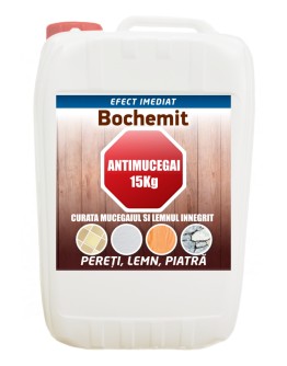 Solutie curatare mucegai si lemn innegrit Bochemit Antimucegai 15Kg, 300m2, efect dezinfectant