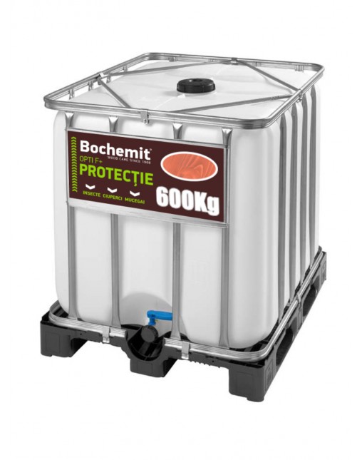 Solutie protectie preventiva lemn Bochemit Opti F+ 600Kg, maro, concentrat, anti insecte, ciuperci si mucegai