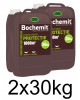 Solutie protectie lemn in contact cu solul sau apa Bochemit Forte Profi 2x30Kg, verde, concentrat, 2000m2, anti insecte si ciuperci. Uz industrial.