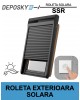 DEPOSKY SSR roleta exterioara solara pentru ferestrele de mansarda, din aluminiu, cu rol de protectie la caldura