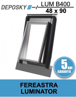 DEPOSKY LUM B400 48x90 - Fereastra luminator pentru pod cu rama inclusa