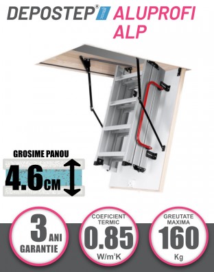 DEPOSTEP ALUPROFI ALP scara pod pliabila din aluminiu