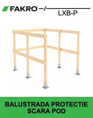 Fakro LXB-P - balustrada de protectie pentru scarile de pod Fakro