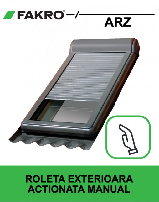 Rolete exterioare Fakro ARZ-H manuale aluminiu