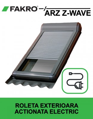 Fakro ARZ Z-Wave roleta exterioara aluminiu actionata electric