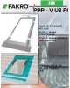 Fereastra mansarda cu rama de etansare, dubla deschidere FAKRO PPP-V U3 PI preSelect Max, din PVC culoare pin, 2 sticle