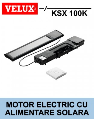 Motor solar Velux KSX 100K cu intrerupator de perete, fara fir