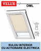 Rulou interior opac Velux DML cu actionare electrica