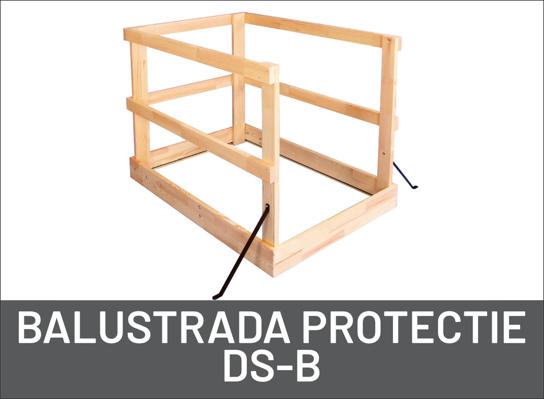 Balustrada protectie scara pod DS-B